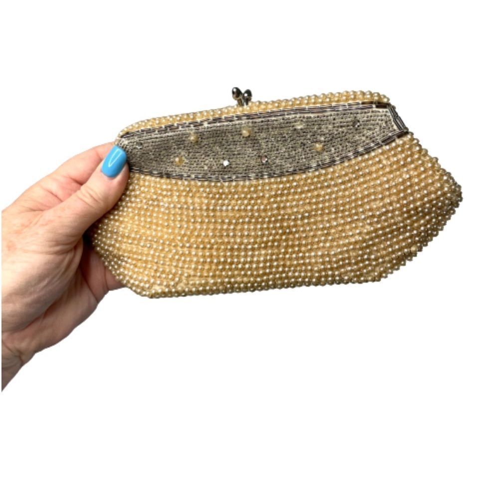 VintageโBeadedย Clutch Purse